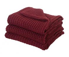 Dreamscene morbido maglia coperta di lusso, rosso, 150Â x 200Â cm