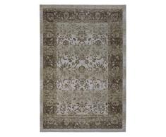 Andiamo - Tappeto patina di design, a pelo corto, motivo decorativo, 100% poliammide., marrone, 80 x 150 cm