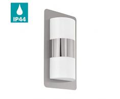 EGLO 98085 illuminazione da esterno Outdoor wall lighting Acciaio inossidabile, Bianco E27 LED 10 W