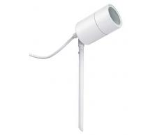 Zenon Lighting Collection ZLC0202W - Lampada da giardino con picchetto in acciaio INOX, testa regolabile, IP65