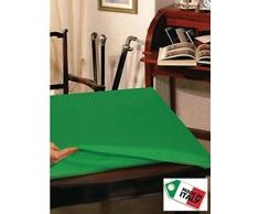 V.I.P. Very Important Pillow Mollettone Verde Proteggi Tavolo Quadrato cm 140x140 Gioco Poker Made in Italy