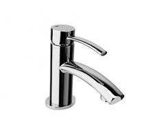 Bisk Chroma De Luxe-Rubinetto Miscelatore monocomando per lavabo, Colore: Cromato, 15 x 16,5 x 15 cm