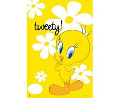 empireposter Looney Happy - Tweeety Jump - Film TV Kinderfernsehserie Poster Plakat Druck - GrÃ¶sse 61x91,5 cm