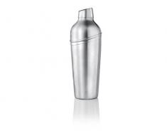 Leopold Vienna lv233013Â Cocktail Shaker 3Â Pezzi, 700Â ML, in Acciaio Inox, Argento, 8.6Â x 8.6Â x 23.8Â cm