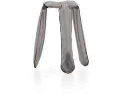 Zieta TK/KLAR, Sgabello da cucina Plopp, in acciaio, Grigio (Grau)