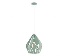 EGLO CARLTON-P lampada a sospensione Supporto flessibile Verde E27