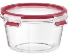 Emsa Clip & Close Vetro Contenitore Salvafreschezza, Rotondo, 0,9 L