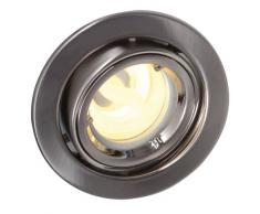 Naeve Leuchten, Faretti da soffitto a incasso con lampadina a risparmio energetico, 9 Watt