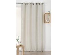 Linder - Tenda, 43 percentviscosa, 36% Poliestere, 21% Lino, 135 x 240 cm, Colore: Grigio