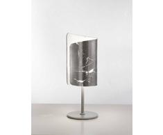 Selene papiro Lampada da Tavolo 70 W, Argento