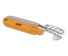 vin bouquet 5Â in 1Â Avocado affettatrice, Acciaio Inox, Grigio e Arancione, 9.5Â x 27Â x 3.5Â cm