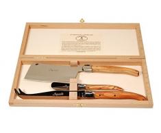 LAGUIOLE - Set di 3 coltelli da Formaggio, Manico in ulivo