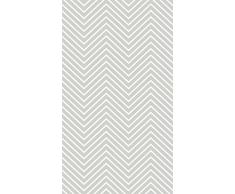 Pacon Ella Bella - Sfondo di Carta Fotografica, 4 x 3,6 m, Motivo a Zigzag, Grigio