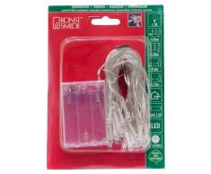 Konstsmide 1469-503 LED catena luminosa, in plastica, trasparente