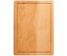 Un domo pv-kit-0589Â Point-Virgule tagliere con scanalatura di Mathias de Ferm 39Â x 29Â x 4Â cm, in legno di faggio, marrone