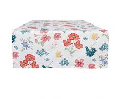 Clayre & Eef FF64 - Runner da Tavolo, Motivo Floreale, 50 x 140 cm