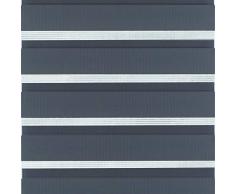Gardinia KlÃ¶ckner Tenda Day + Night (1 Pannello), Scorrevole, Gestione della Luce, Grigio, 60 x 245 cm