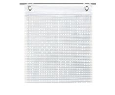 Home Fashion Tenda a Pannello con Occhielli, Tessuto, Bianco, 140Â x 45Â cm