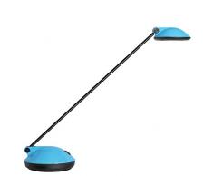 Unilux 400064438 Lampada Joker LED da Tavolo a LED 6.6 W, Interruttore sulla Base, Moderna, per Cameretta, Scrivanie, Ufficio, Casa, Colore Azzurro