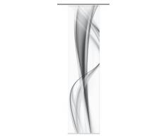 Home fashion Failand Tenda a Pannello, Poliestere, Grigio, 245 x 60 cm