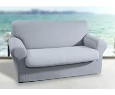 Biancheriaweb Copridivano, Grigio, 3 Posti