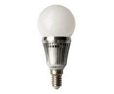 LUMIworld, Lampadina LED, 350° COB, forma a sfera, E14, 4W, 2700K, 340 Lumen, LWLE14-4WKuMW-RiSi