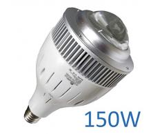 Atomant - Lampadina a LED industriale, attacco E40, 150 W, colore bianco freddo (6500 K) (150), ricambio per lampada a vapore di Socio, 15800 lumen reali W