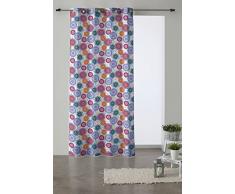 Martina Home Mikonos Tenda con Occhielli, Tessuto, Lilla, 27Â x 2Â x 40Â cm