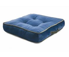 Galileo Casa 2420390 Cuscino, Velluto, Blu