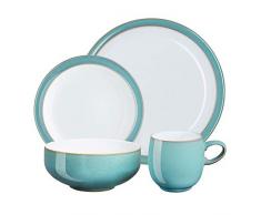 Denby 123048750 - Servizio da tavola in gres, colore: Blu