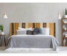 Oedim Testiera Letto in PVC Anticato Verticale, Legno, Multicolore, 150 x 60 cm, Disponibile in Diverse Misure, Leggero, Elegante, Robusta ed Economica.