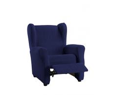 Martina Home Emilia Custodia Poltrona Relax, Tessuto, Navy, 33Â x 8Â x 42Â cm