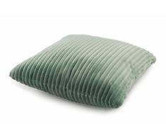 Galileo Casa 2420290 Cuscino Flannel, Poliestere, Acqua Marina, 60x60x0.1 cm