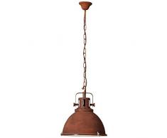 Brilliant Jesper - Lampadario con paralume in metallo, 60 W, colore: Ruggine