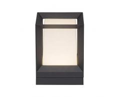 AEG Lampada da Terra per Esterni, 21 cm, Antracite/Bianco