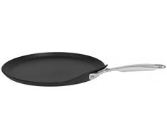 Cristel CR28CPFAE - Crepiera in alluminio antiaderente Exceliss+, 28 cm, in acciaio INOX
