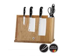 WMF Ceppo con Coltelli Set 7Â Pezzi, Classe Plus 3Â Coltello geschmeidet, 1Â Blocco Magnetico in bambÃ¹, 1Â Acciaino, 1Â Paio di Forbici e 1Â Tagliere in Legno di bambÃ¹