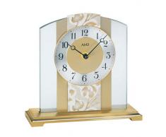 AMS Orologio da Tavolo T1123Â Quarzo Pendolo in Legno, 30Â x 24Â x 12Â cm