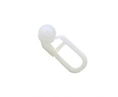 Guide per rotaie per tende GARDINIA GE e P2Ã, 100 pezzi, resistente ai raggi UV, plastica, bianco