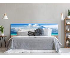 Oedim Testiera per Letto in PVC con Stampa Digitale ad Acqua, 115 x 60 cm, Disponibile in Diverse Misure, Leggera, Elegante, Resistente ed Economica.
