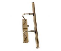 Firstlight immagini LED luce con interruttore dimmer, ottone antico