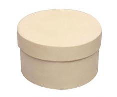 To-Do Scatola Ovale In Legno - 10,5X9,5X3,5Cm