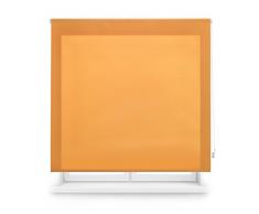Blindercor, Ara, Tenda a Rullo Traslucida Tinta Unita, Arancione, 100x250 cm (larghezza x altezza)