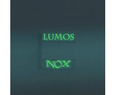 Fillplus Adesivi murali Lumos Nox Glowing Sticker murale Decalcomanie Arte Soggiorno Scuola Materna Ristorante Hotel Cafe Ufficio Decorazioni per la casa Decorazione, Multicolore