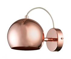 Light Prestige rame lampade a candela da parete, metallo, E14, 40Â W, Oro, 21.7Â x 14Â x 17Â cm
