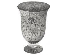 Febland Nero Mosaico Vetro Vaso Grande Hurricane