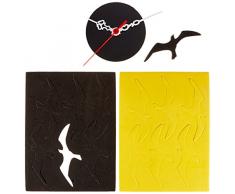 Asir Group LLC 3duhr-79 Clocky Decorativa Orologio da Parete, Multicolore