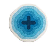 Grund Karim 03 Tappeto per Il Bagno, Poliacrilico Supersoft, Blu, 60 cm