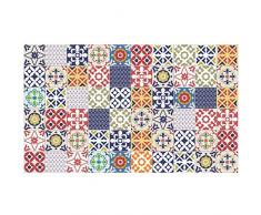 Ambiance-Live, Adesivo da Parete, Adesivo murale: 60 Adesivi per Piastrelle |Â Fotomurale - Mosaico Piastrelle Bagno e Cucina |Â Piastrella Adesiva - Multicolore Vintage - 10 x 10 cm - 60 Pezzi