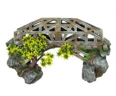 Nobby ponte con piante acquario decorativo, 33.5Â x 12Â x 20.5Â cm